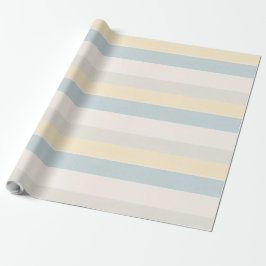 Pastel Coastal Stripe Boutique Gift Wrap ラッピングペーパー