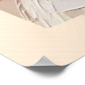 Pastel Cockatoo Poster – Modern Impasto Bird Art  ポスター (角)