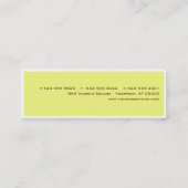 Pastel Color Grid Skinny名刺 スキニー名刺 (裏面)