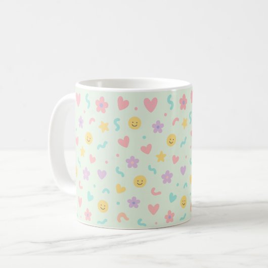Pastel color mug コーヒーマグカップ (正面左)