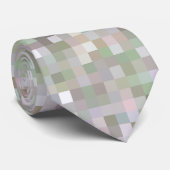 Pastel Colored Squares ネクタイ (ロール)