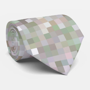 Pastel Colored Squares ネクタイ