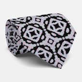 Pastel Colored Squiggly Discs Symmetrical Pattern ネクタイ (ロール)