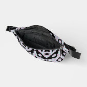 Pastel Colored Squiggly Discs Symmetrical Pattern ファニーパック (見開き)