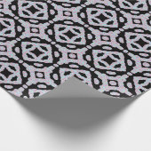 Pastel Colored Squiggly Discs Symmetrical Pattern ラッピングペーパー (角)