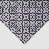 Pastel Colored Squiggly Discs Symmetrical Pattern 薄葉紙 (詳細)