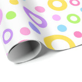 Pastel Colorful Circles  ラッピングペーパー (ロールコーナー)