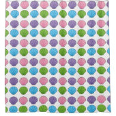Pastel Colorful Seashell Pack シャワーカーテン (正面)