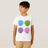 Pastel Colorful Seashell Pack Tシャツ (正面フル)