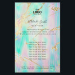 pastel colors チラシ<br><div class="desc">makeup artist beauty professional flyer</div>