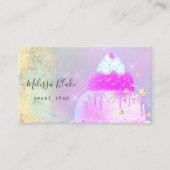 pastel colors cake logo 名刺 (正面)