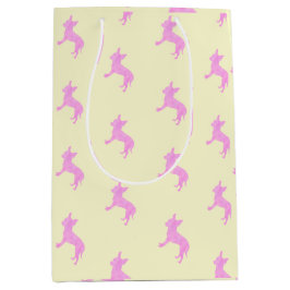 Pastel colors Chihuahua Paper Bag cute gift bag ミディアムペーパーバッグ