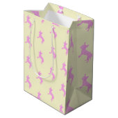 Pastel colors Chihuahua Paper Bag cute gift bag  ミディアムペーパーバッグ (裏面アングル)