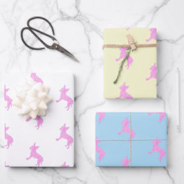 Pastel colors Chihuahua Wrapping Paper gift wrap ラッピングペーパーシート