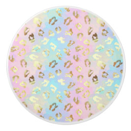 Pastel Colors Leopard Skin Bandana セラミックノブ