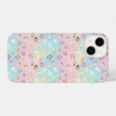 Pastel Colors Leopard Skin Bandana iPhoneケース (裏面横)