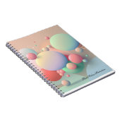 Pastel Colors Minimalism Notebook ノートブック (右側)