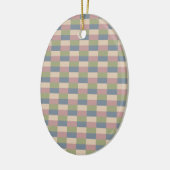 Pastel Colors with Muddy Green  セラミックオーナメント (左)