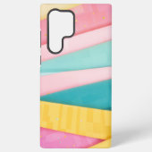 Pastel Confetti Stripes Samsung Galaxyケース (裏面)