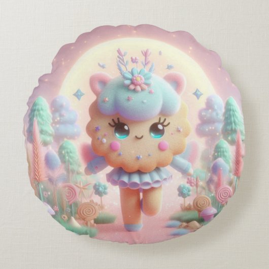 Pastel Cookie Fairy ラウンドクッション (正面)