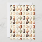 Pastel Cream & Brown Vintage Kitchen Easter Brunch 招待状 (裏面)