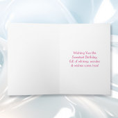 Pastel Crystal Cupcake Birthday  カード