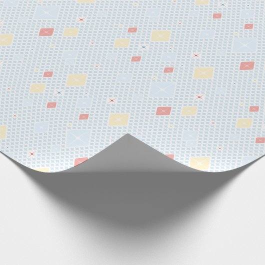 Pastel Crystal Star Pattern Wrapping Paper ラッピングペーパー (角)