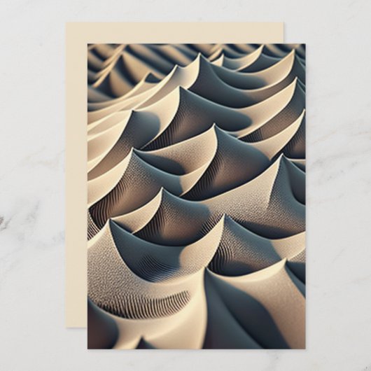 Pastel Currents 招待状 (正面/裏面)