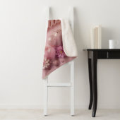 Pastel Dahlia Bloom Art with Hearts シェルパブランケット (インサイチュ)