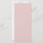 Pastel Dahlia Bloom Art with Hearts Card (裏面)
