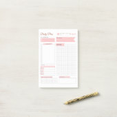 Pastel Daily Plan Post-It注-日を計画! ポストイット (デスク上)