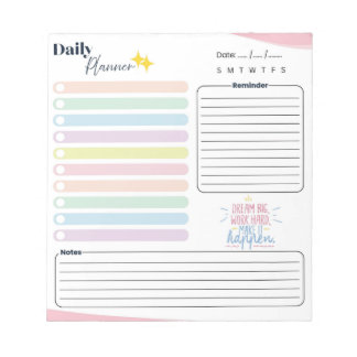 Pastel Daily Planner - To do list, reminder & note ノートパッド