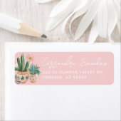 Pastel Desert Cactus ラベル (インサイチュ)