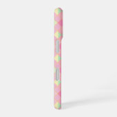 Pastel Diamond Check Phone Case iPhone 16ケース (右側面)