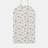 Pastel Disco Ball Ornament Christmas Tree Custom  ギフトタグ (裏面)