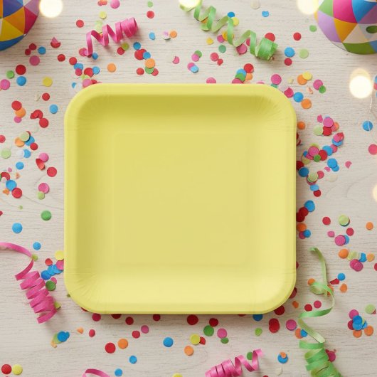 Pastel disposable plates - Party paper plates  ペーパープレート