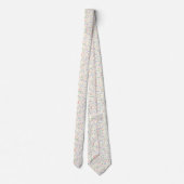 Pastel Ditsy Floral  ネクタイ (裏面)