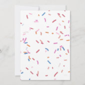 Pastel Donut 67 8th Girl Birthday party Invitation 招待状 (裏面)