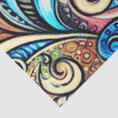 Pastel Drawing Bohemian Intricate Design 薄葉紙 (詳細)