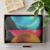 Pastel Drawing Colorful Joyful Bouquet of Balloons 薄葉紙 (ギフト)