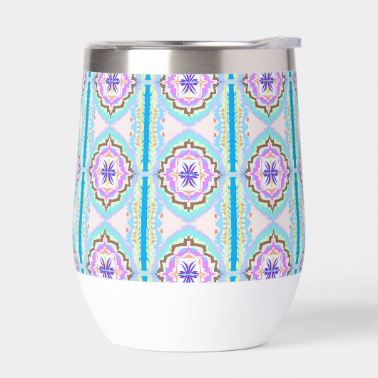 Pastel Dream Boho Geometric Kaleidoscope (左面)