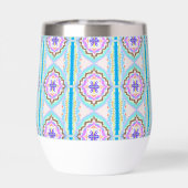 Pastel Dream Boho Geometric Kaleidoscope (背面)