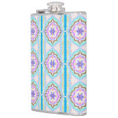 Pastel Dream Boho Geometric Kaleidoscope フラスク (左)
