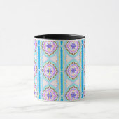 Pastel Dream Boho Geometric Kaleidoscope マグカップ (中央)