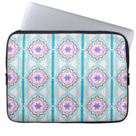 Pastel Dream Boho Geometric Kaleidoscope ラップトップスリーブ