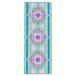 Pastel Dream Boho Geometric Kaleidoscope ワインギフトバッグ