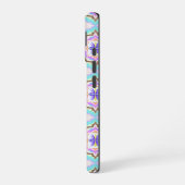 Pastel Dream Boho Geometric Kaleidoscope iPhone 16ケース (左側面)
