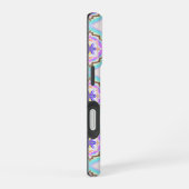 Pastel Dream Boho Geometric Kaleidoscope iPhone 16ケース (右側面)