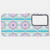 Pastel Dream Boho Geometric Kaleidoscope Samsung Galaxyケース (左側面)