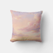 Pastel Dream: Renaissance-Style Modern Sky Study クッション (正面)